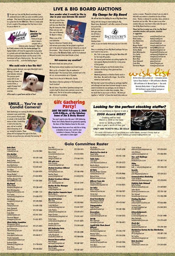 Catalogs/Newsletters/Annual Reports